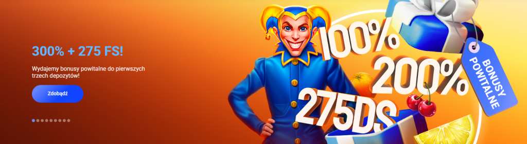 Slottica Casino w Polsce - Bonus powitalny